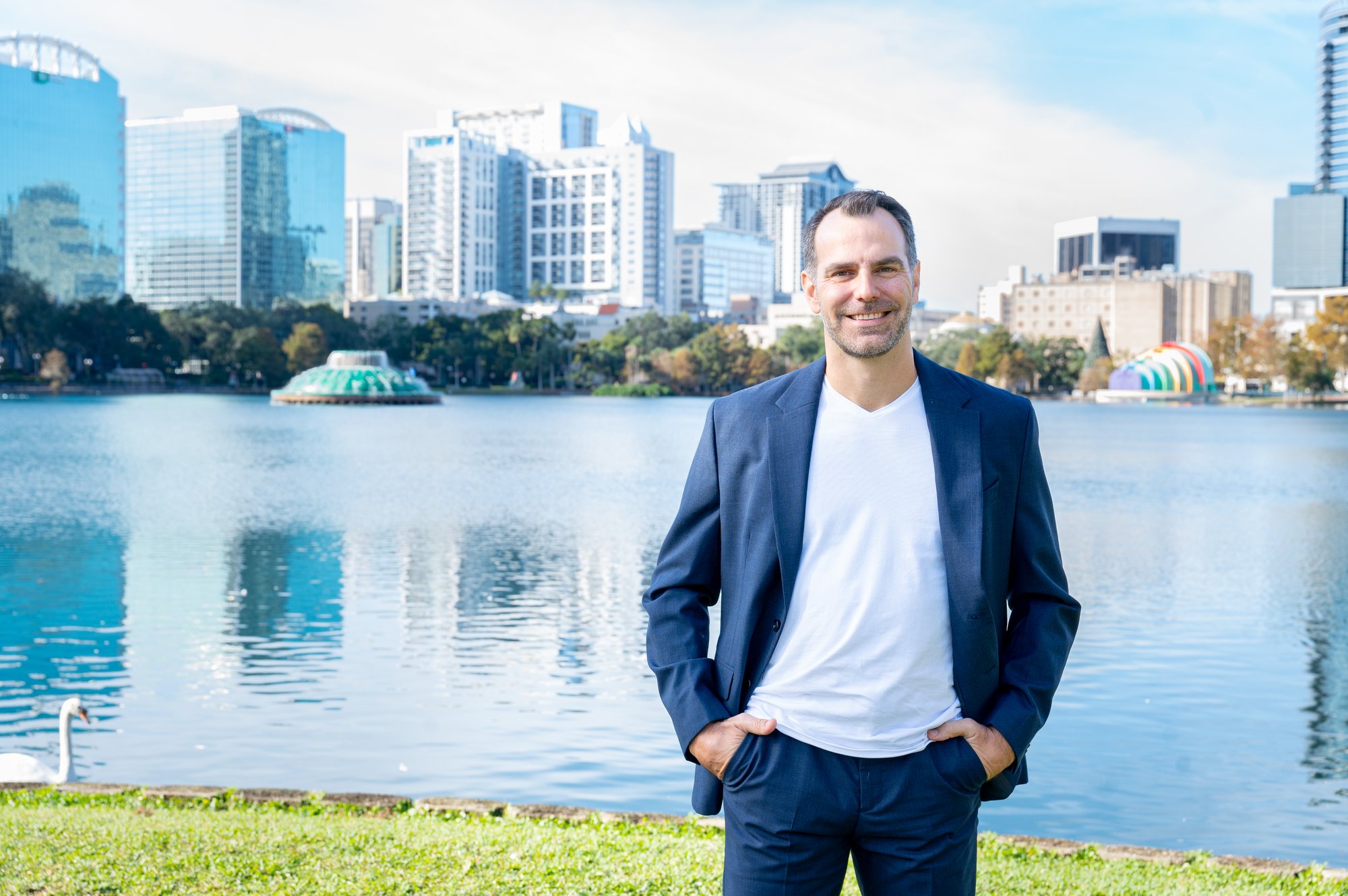 Phil Kruse at Lake Eola, Orlando
